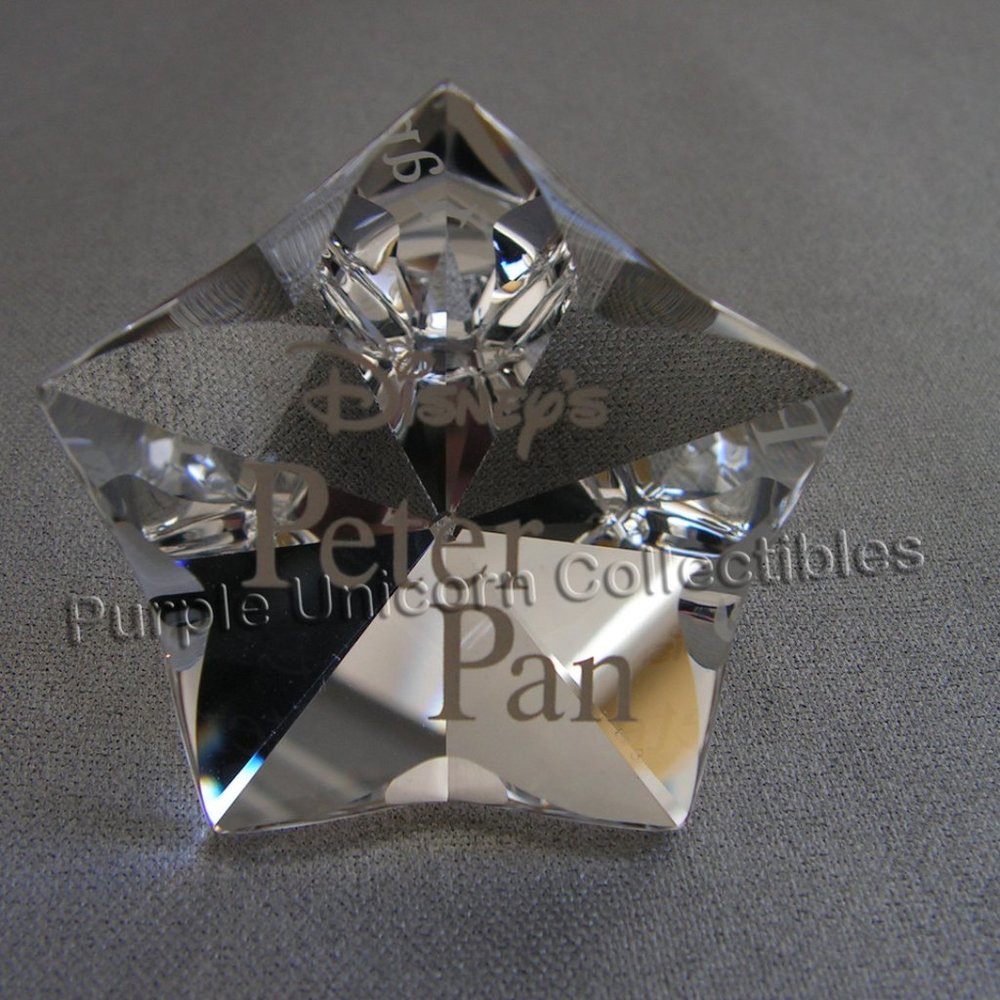 Swarovski Crystal Disney Peter Pan Title Plaque